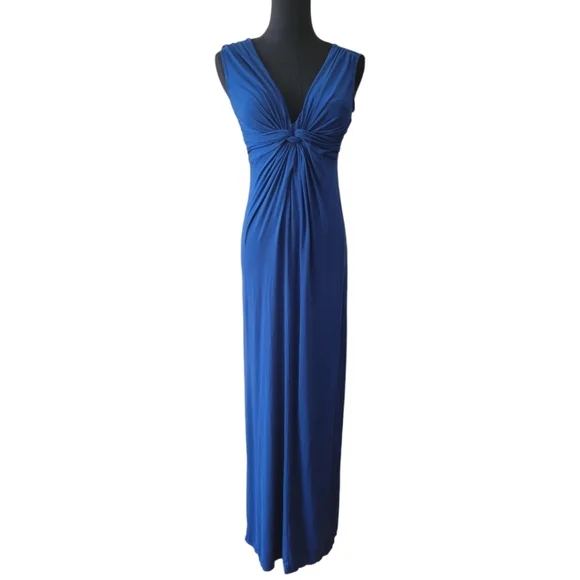 Max Studio Cobalt Blue Sleeveless Maxi Dress Size XS - Picture 1 of 5